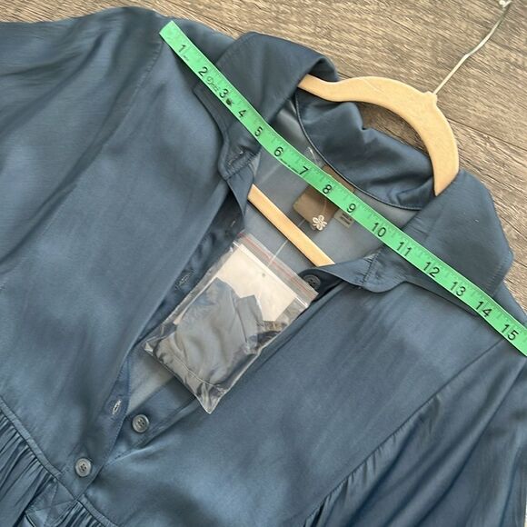 Taylor blue midi dress Sz 10 NWT - Picture 8 of 9